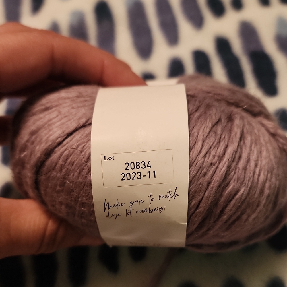 Lion Brand Mako Cotton Yarn in Purple 1 Of 8 - Picture 3 of 3
